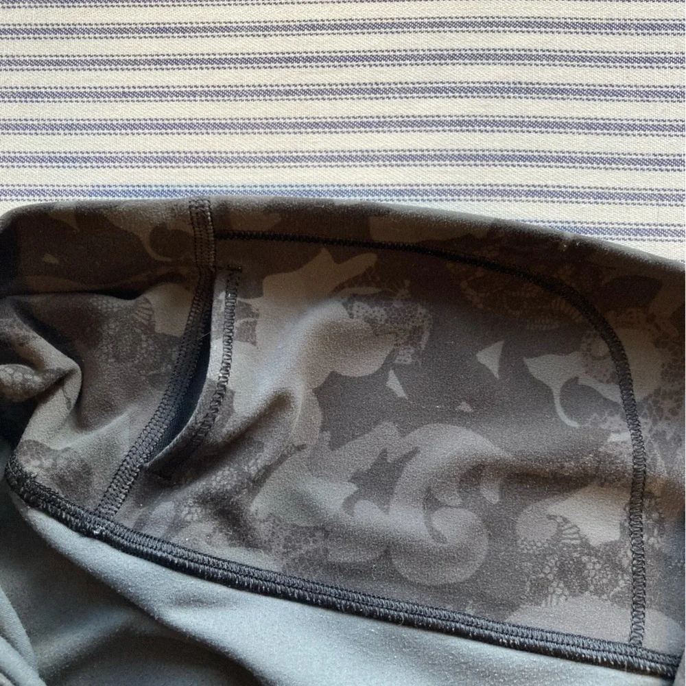 Lululemon Black/Gray Camo Leggings - Picture 4 of 11